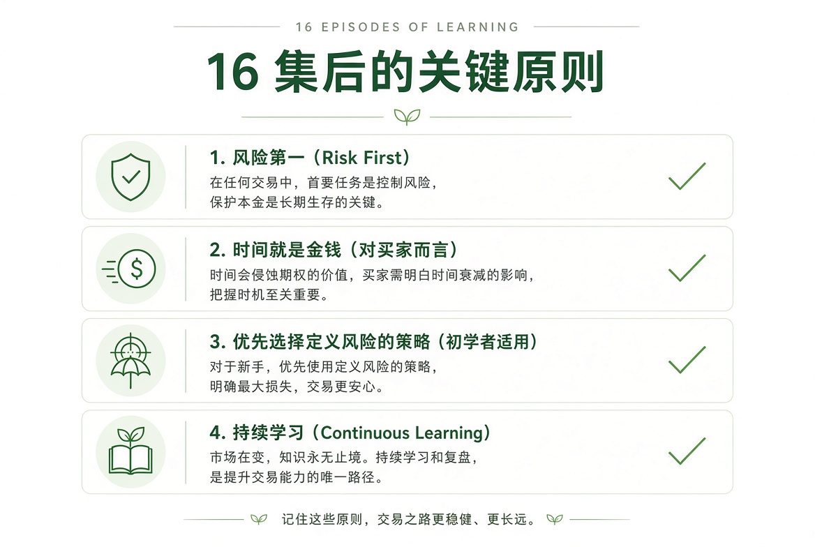四条原则：风险第一、时间对买方是成本、优先定义风险、持续学习与复盘。